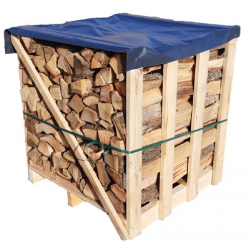 Halve pallet droog eiken brandhout – 1m³