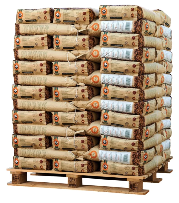 BADGER Pellets – Pallet van 65 zakken x 15 kg (975 kg) - Afbeelding 4
