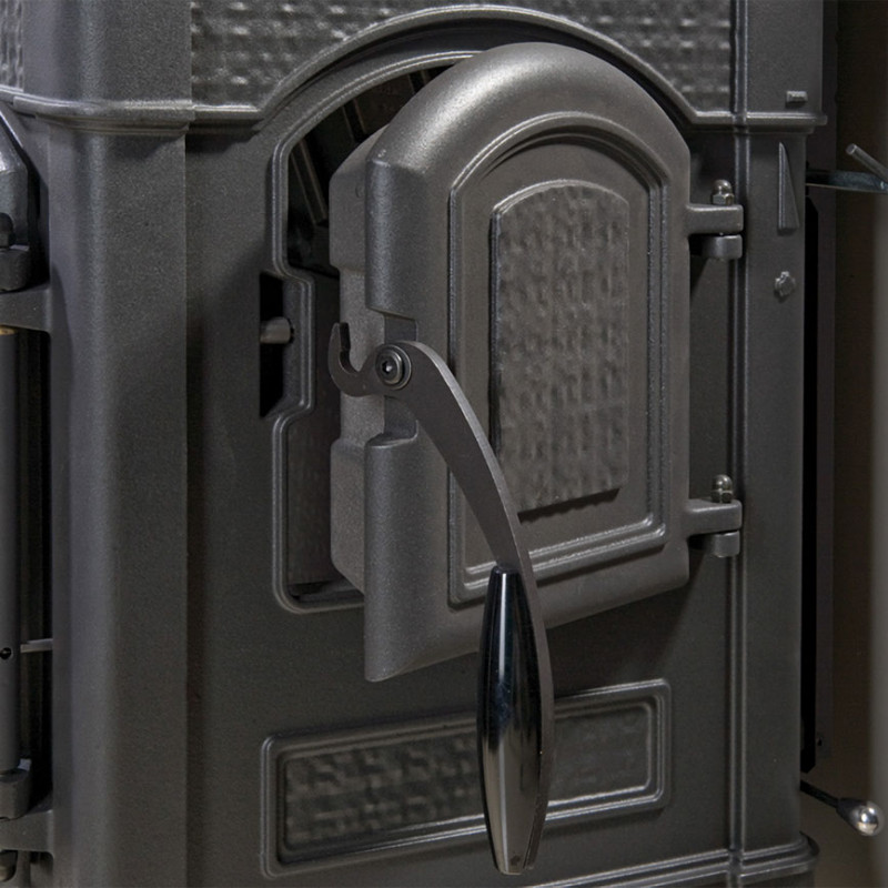 Houtkachel Isotta Forno EVO antraciet zwart 11 kW - Afbeelding 4