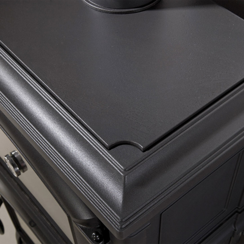 Houtkachel Isotta Forno EVO antraciet zwart 11 kW - Afbeelding 6