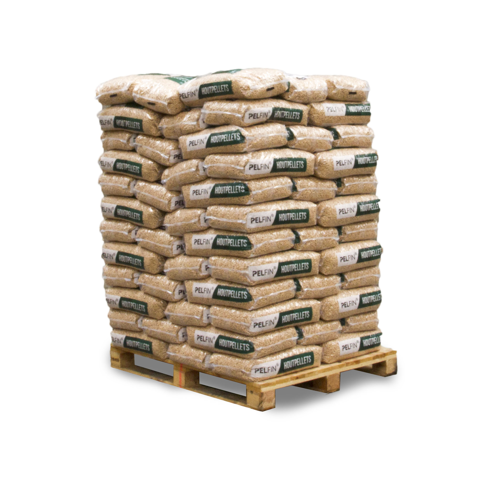 Pelfin Witte Houtpellets – 84 zakken à 12,5 kg – 1050 kg