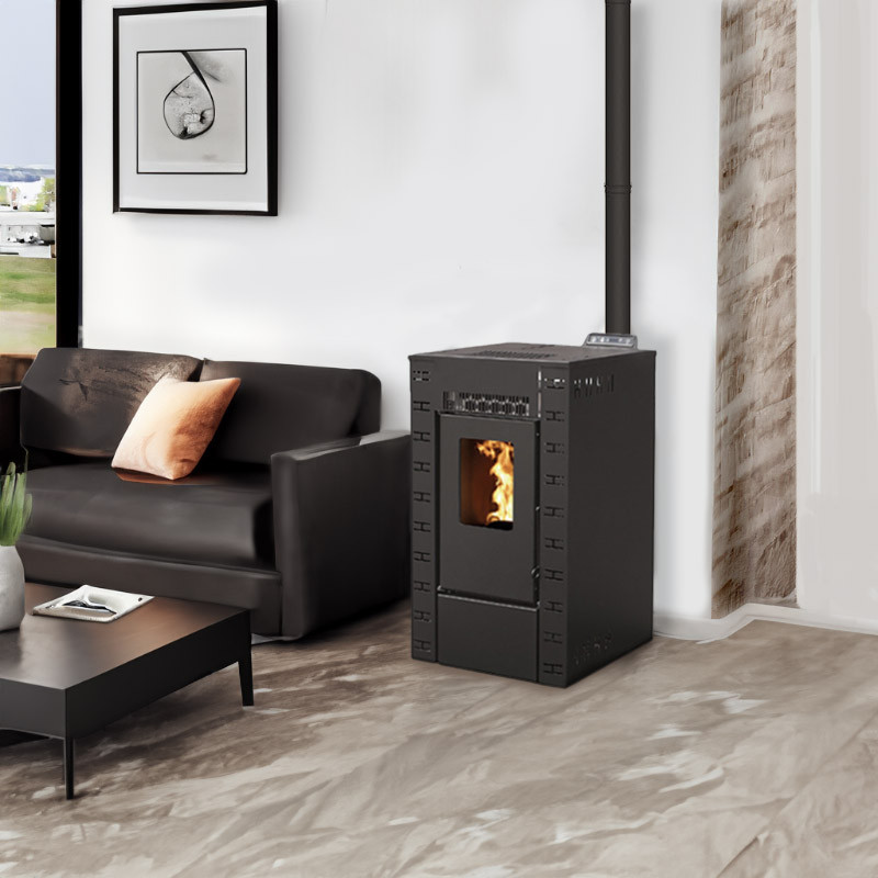 Luchtdichte Pelletkachel Diva 8 kW - Afbeelding 2